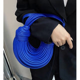 Luxury Noodle Rope Knotted Purse - Galia