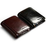 Classic Style Wallet Genuine Leather Men Wallets Short