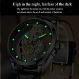 2023 New Gold Skeleton Vintage Men's Watch