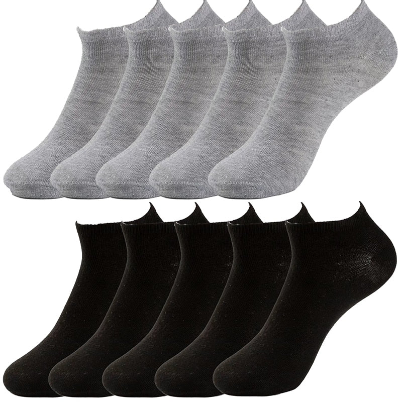 5 Pairs/Lot Low Cut Men Socks For Men & Women