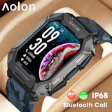 LIGE New Smart Watch For Men Bluetooth Full Touch Screen 5ATM Waterproof Watches