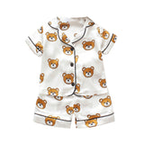 SilkyDreams™ Toddler Satin Pajama Set