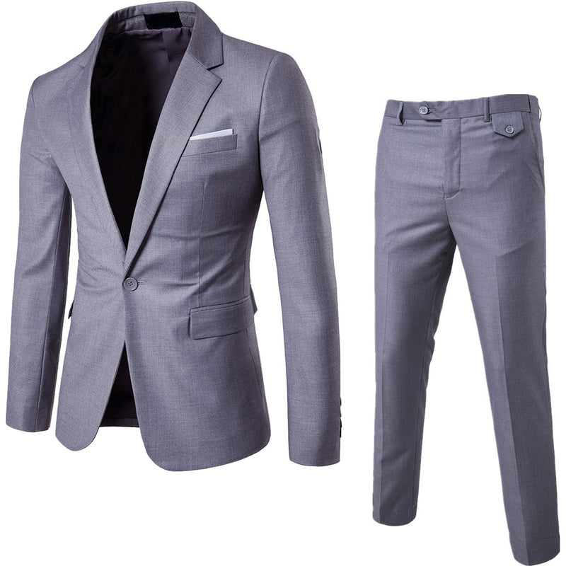 3-Piece Slim-Fit Tuxedo Suit