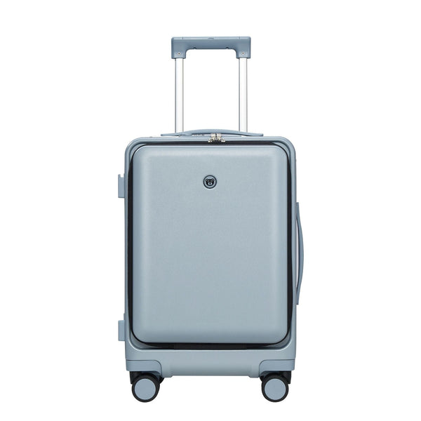 Carry on Luggage with Wheels Front Opening Rolling Luggage Password