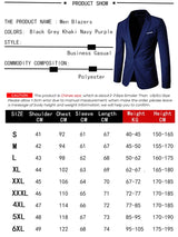 Men Suits Blazers 3 Pieces 2 Sets Elegant Luxury Wedding Business Vest Pants Blue Coats