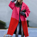 Autumn Winter Long Sleeve Female Long Jacket