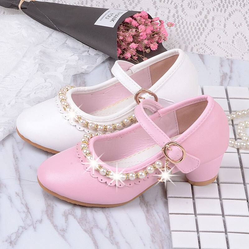 Princess Kids High Heels Shoes