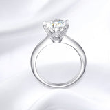 Smyoue GRA Certified 1-5CT Moissanite Ring VVS1 Lab Diamond Solitaire Ring for Women