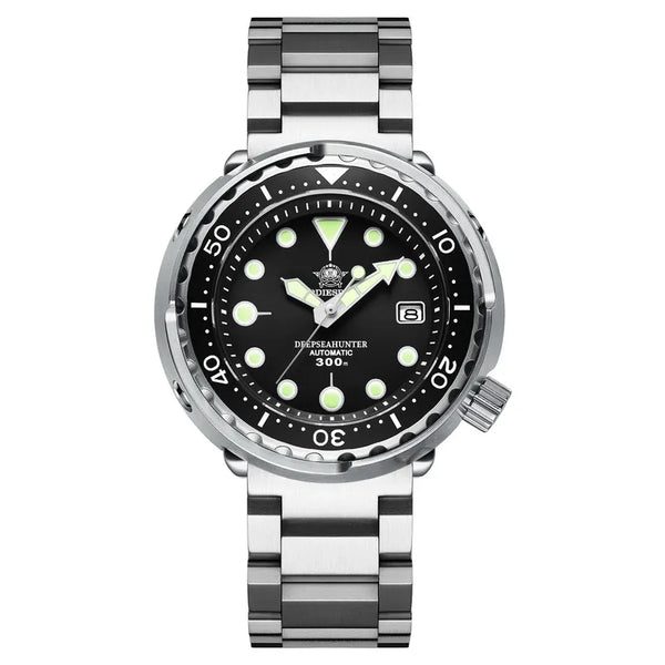 ADDIESDIVE Automatic Mechanical Watch Male American Stainless Steel Scratch Proof Waterproof