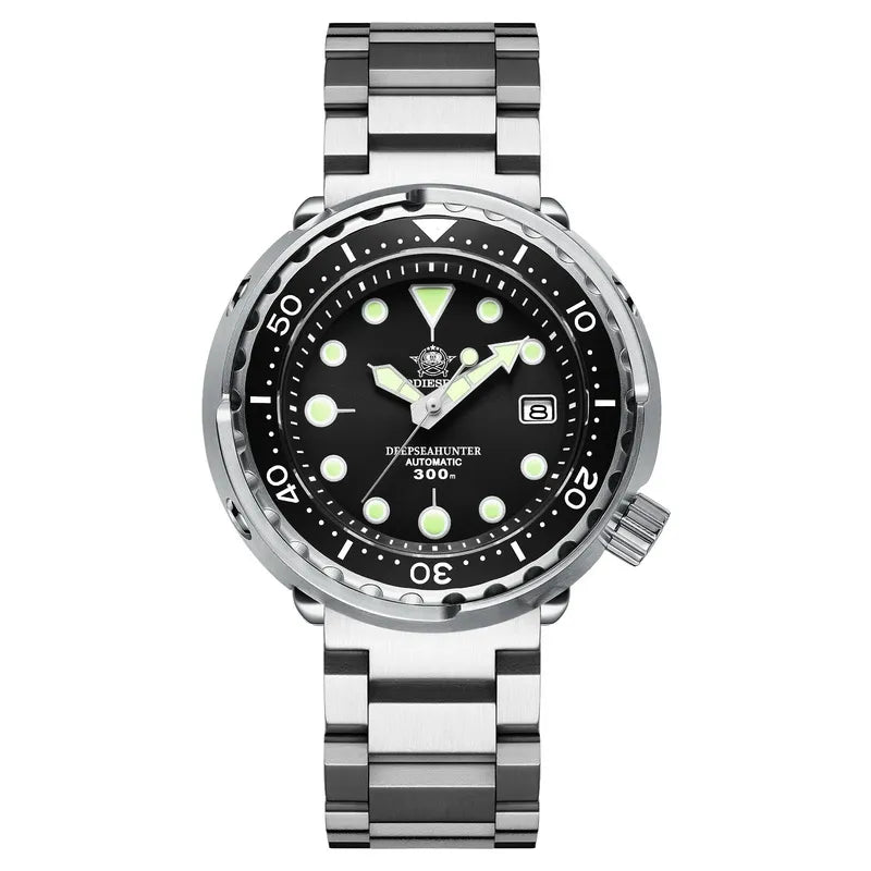 ADDIESDIVE Automatic Mechanical Watch Male American Stainless Steel Scratch Proof Waterproof