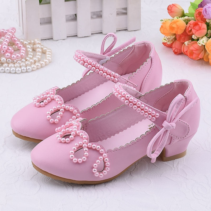 Princess Kids High Heels Shoes