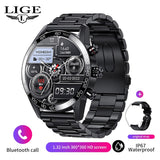 LIGE Watch 360 AMOLED HD Screen For Men Smart Bluetooth Calling