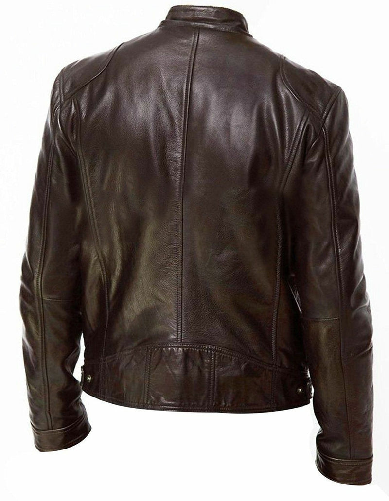 2023 Fashion Mens Leather Jacket