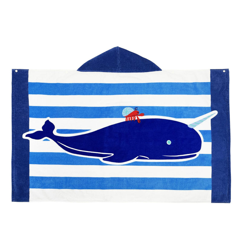 Children's Wearable Beach Towel Cotton Hooded