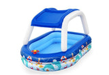 Boat Type Sunshade Children's Swimming Pool with Padding