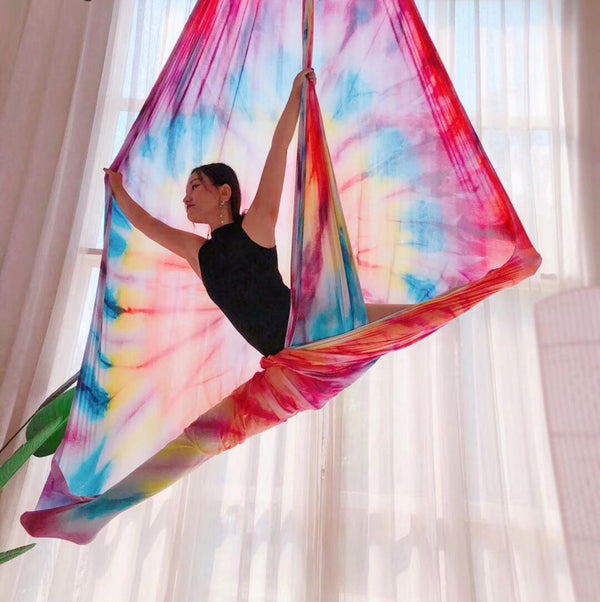 Home Colour Gradient Aerial Yoga Hammock Fabric