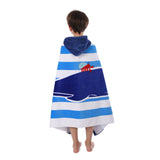 Children's Wearable Beach Towel Cotton Hooded