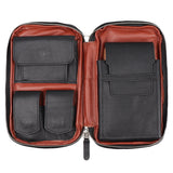 Leather Cigar Bag Carry-on Travel Portable Moisturising Cigar Case