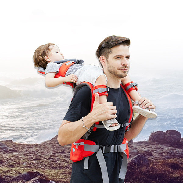 Children's Saddle Shoulder Seat Baby Carrier Shoulder Bar Sling Dad On Foot