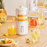 Multifunctional Wireless Electric Juicer Steel Orange Lemon Blender USB Portable Mini Fruit Squeezer