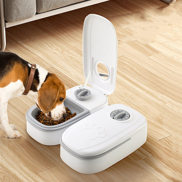 Automatic Pet Feeder Smart Food Dispenser For Cats Dogs Timer Stainless Steel Bowl