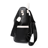 Luxury Women Travel Black Red White Backpack