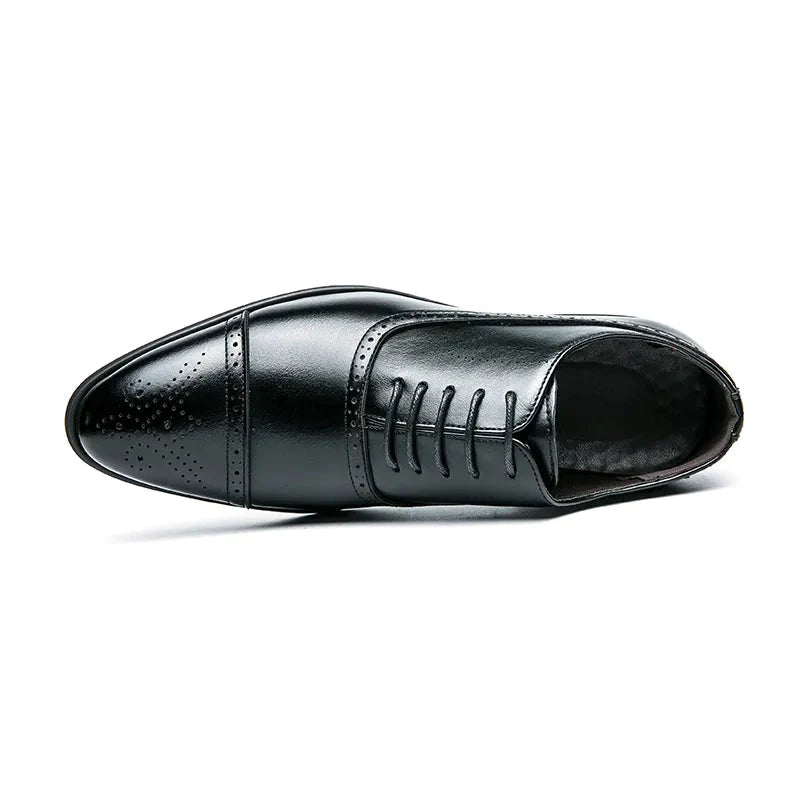 Oxford Leather Men's Shoes Red Sole